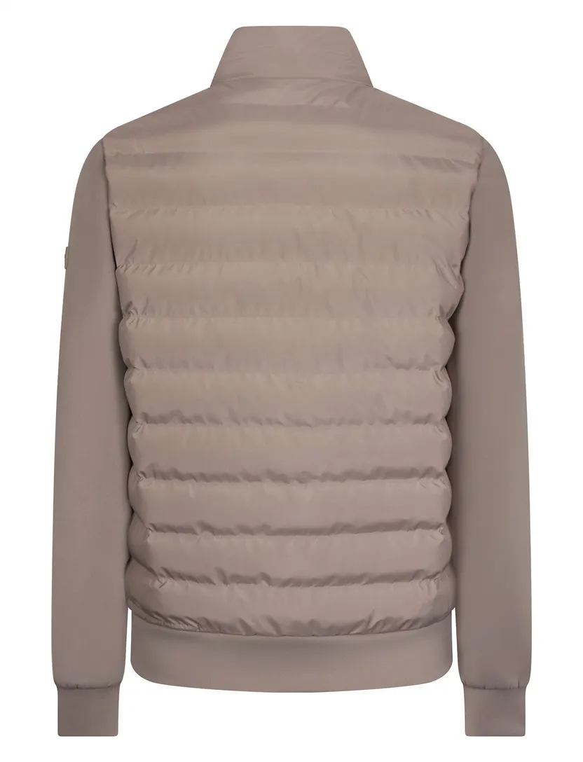 Gewatteerde jas Cavallaro beige