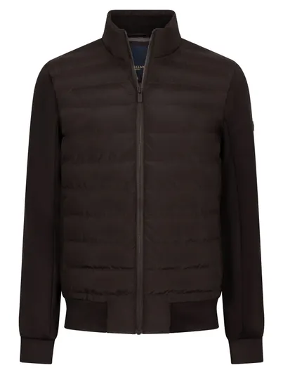 Cavallaro Cavallaro gewatteerde jas bruin gevoerd