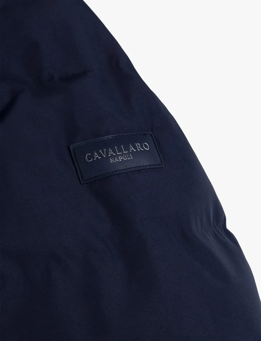 Cavallaro pufferjas donkerblauw gevoerd