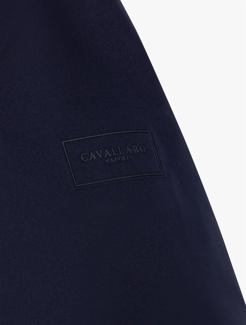 Parka jas Cavallaro donkerblauw polyester