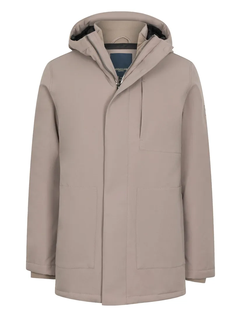 Parka jas Cavallaro beige polyester