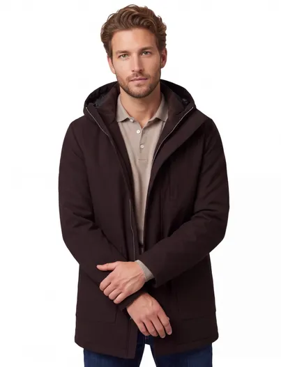 Cavallaro Parka jas Cavallaro bruin
