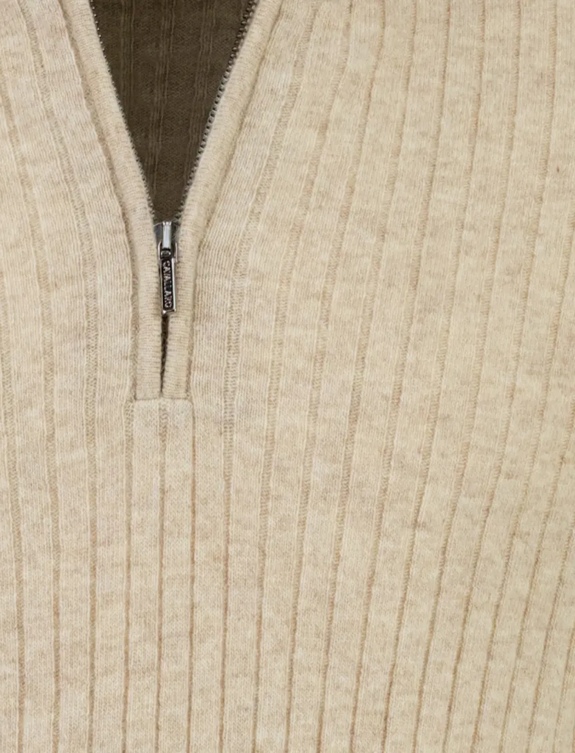 Trui Cavallaro beige wol