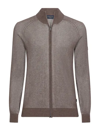 Cavallaro Cavallaro vest khaki gemeleerd