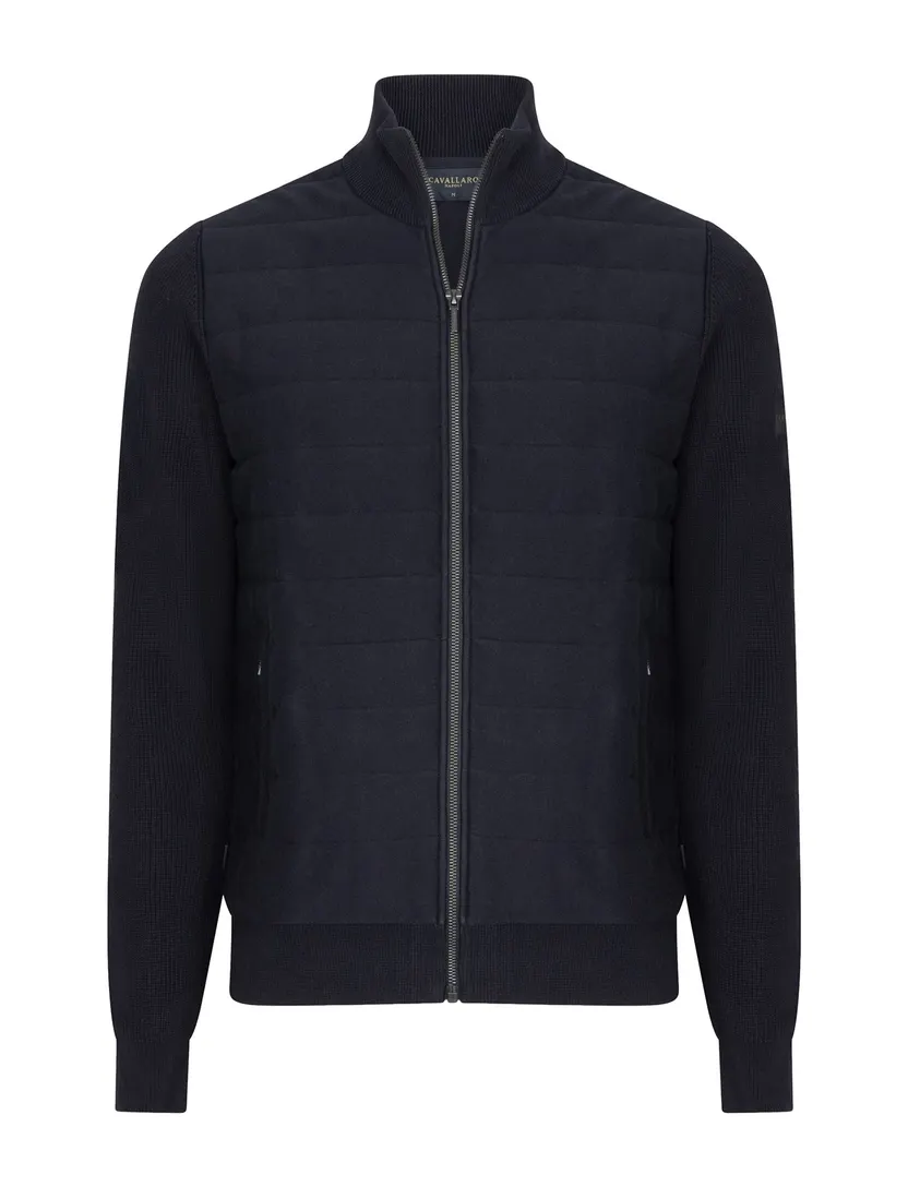 Vest Cavallaro donkerblauw