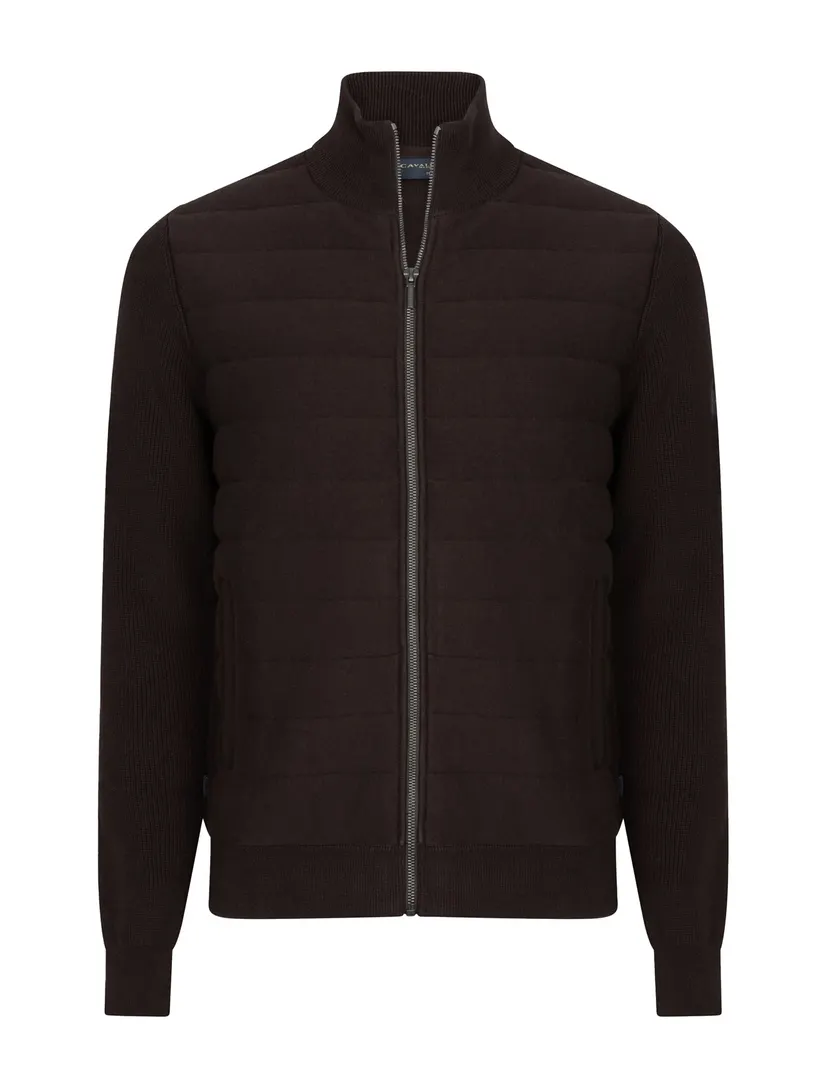 Vest Cavallaro bruin katoen