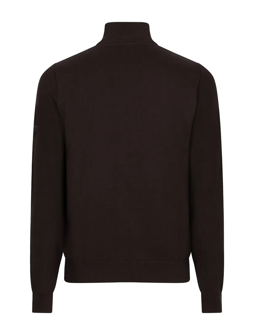Vest Cavallaro bruin katoen