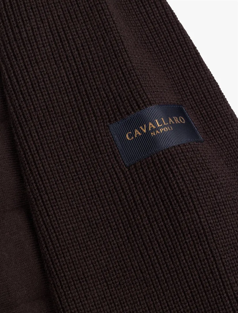 Vest Cavallaro bruin katoen