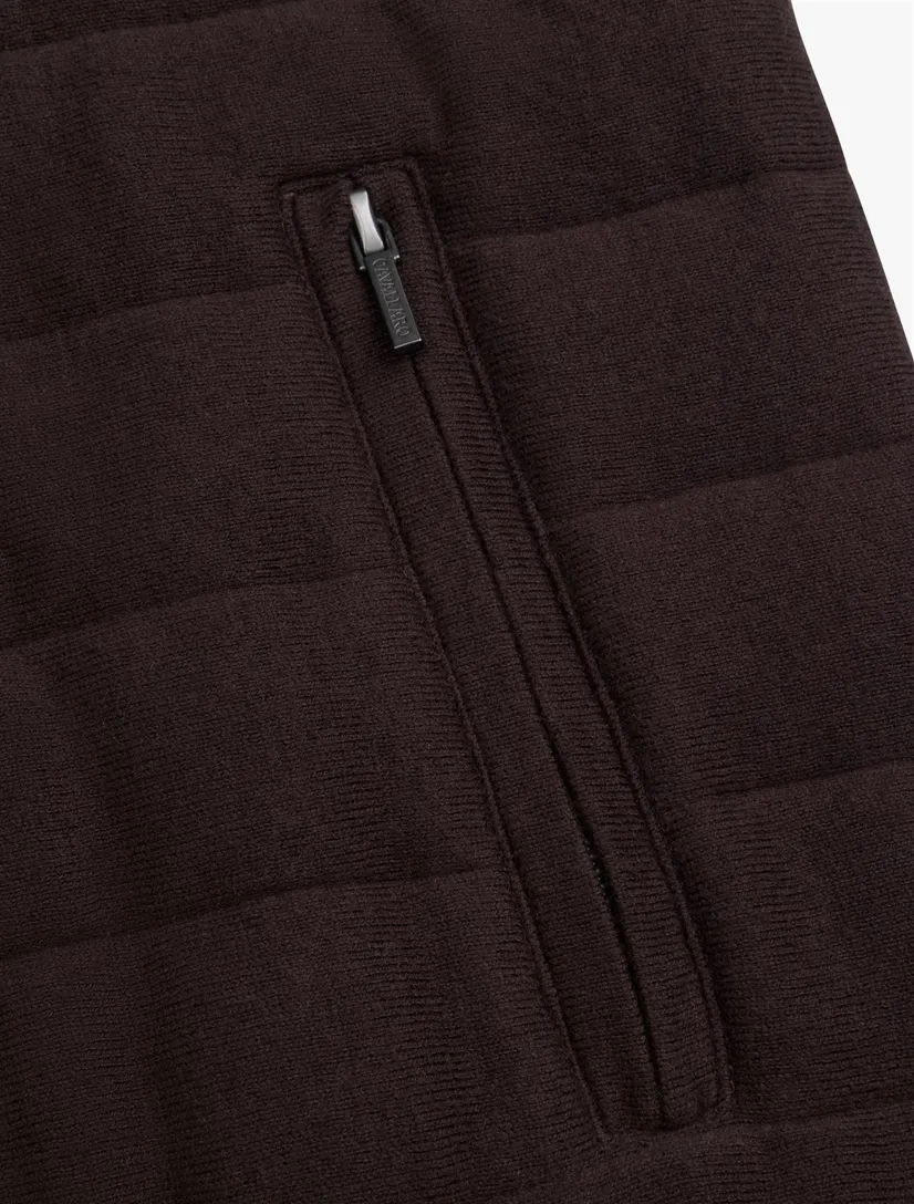 Vest Cavallaro bruin katoen