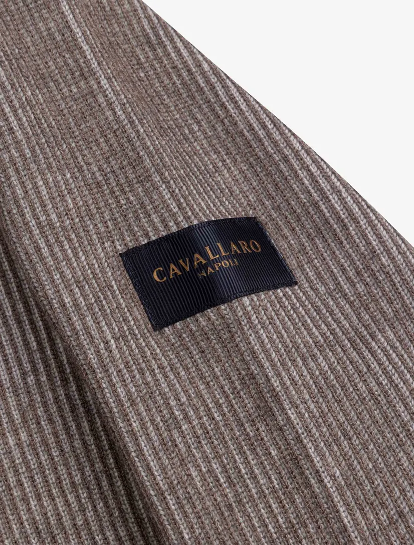 Overhemd Cavallaro bruin pique