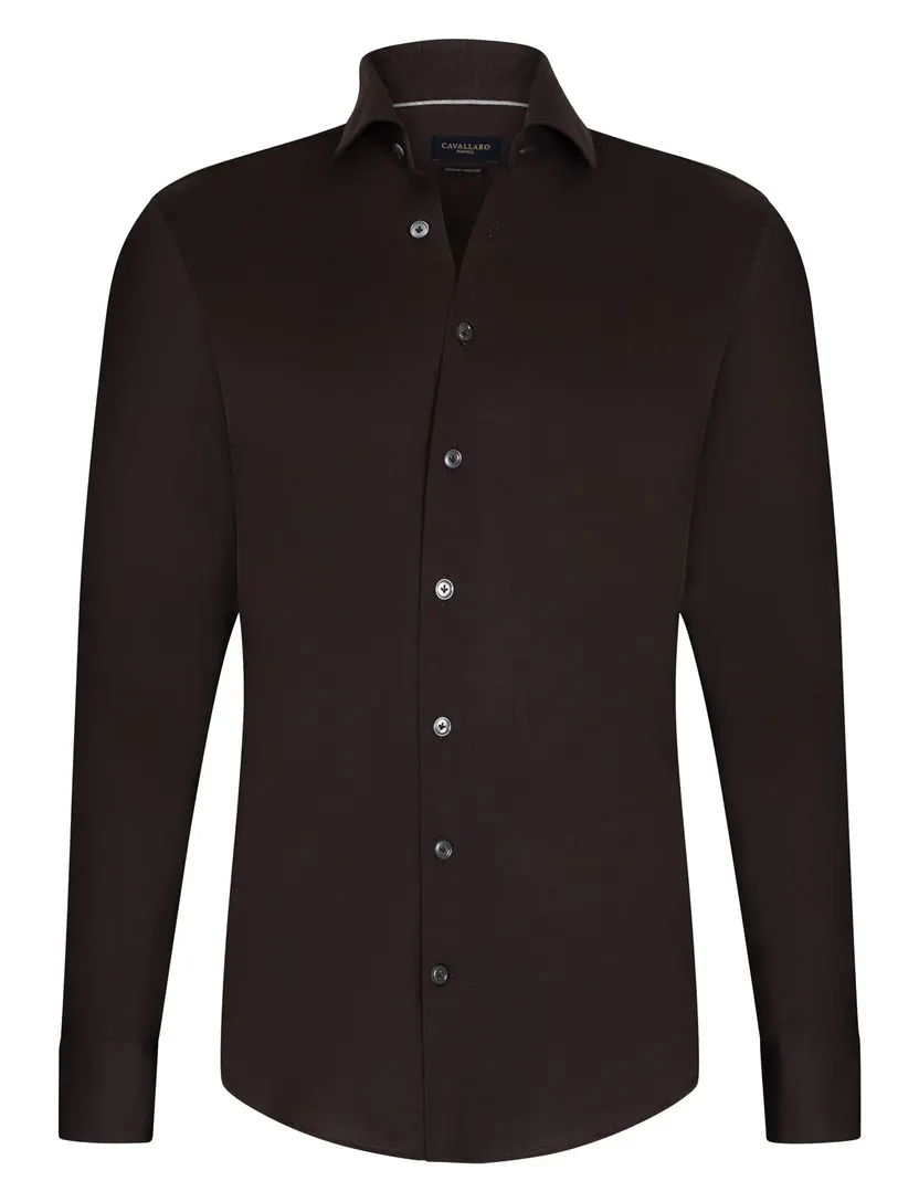 Overhemd Cavallaro bruin