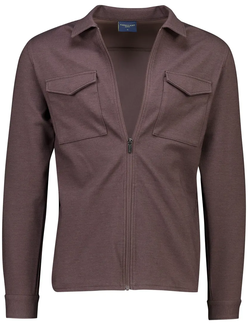 Overshirt Cavallaro bruin Zeradino