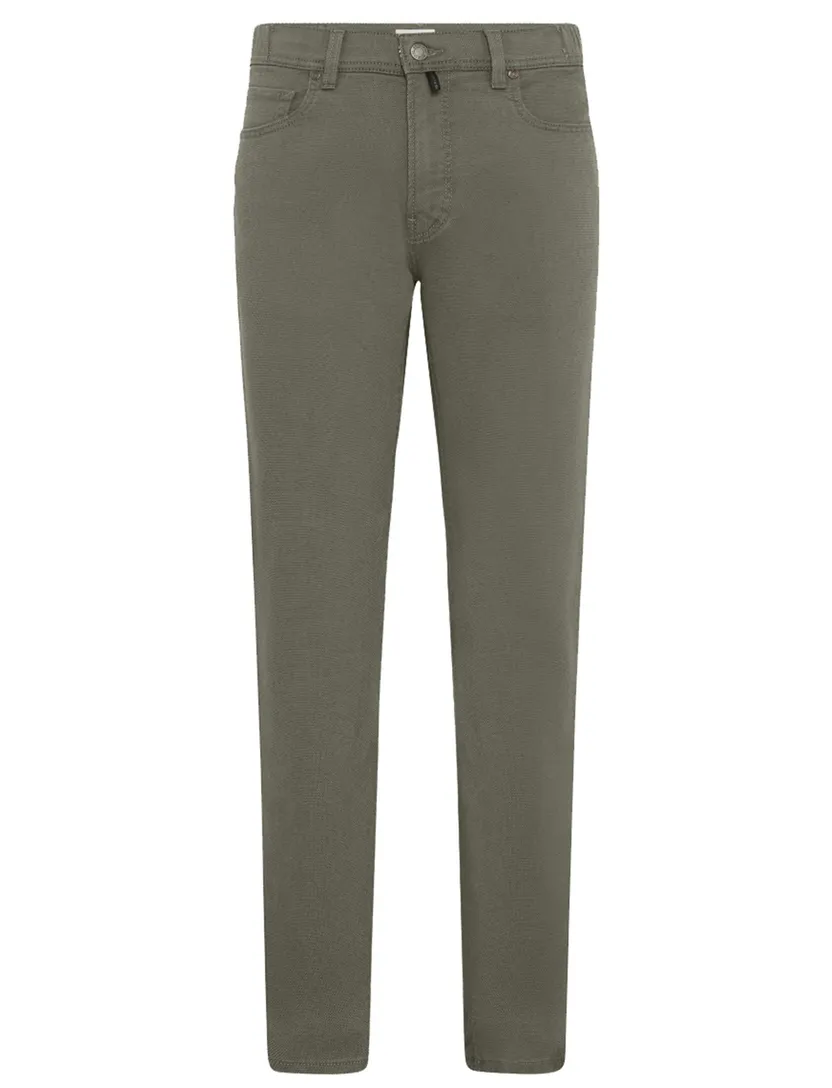 Broeken Pierre Cardin groen 5-pocket model
