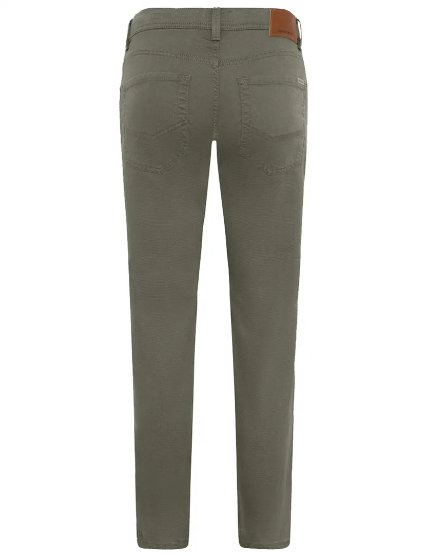 Broeken Pierre Cardin groen 5-pocket model