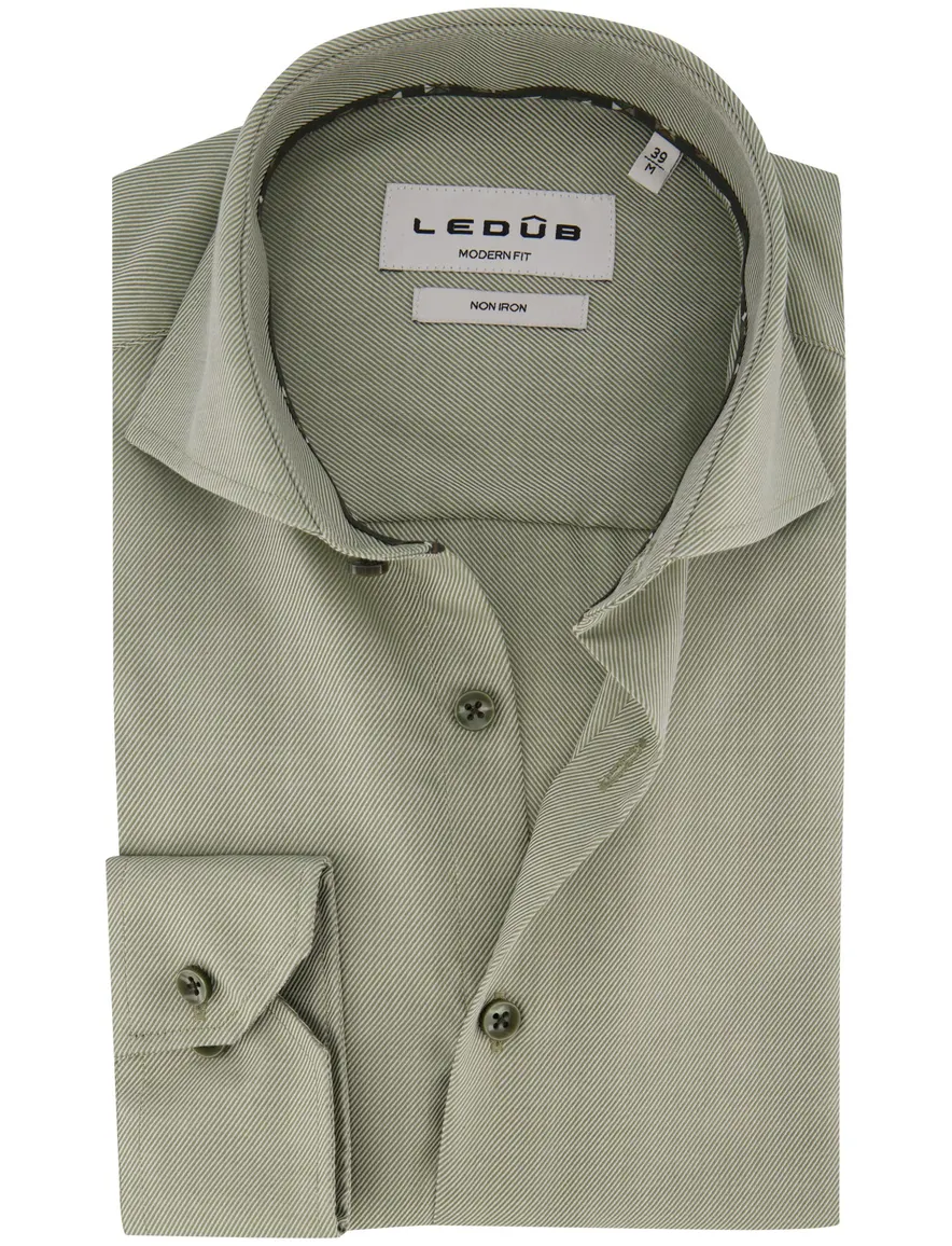 Overhemd Ledub groen 143516-54