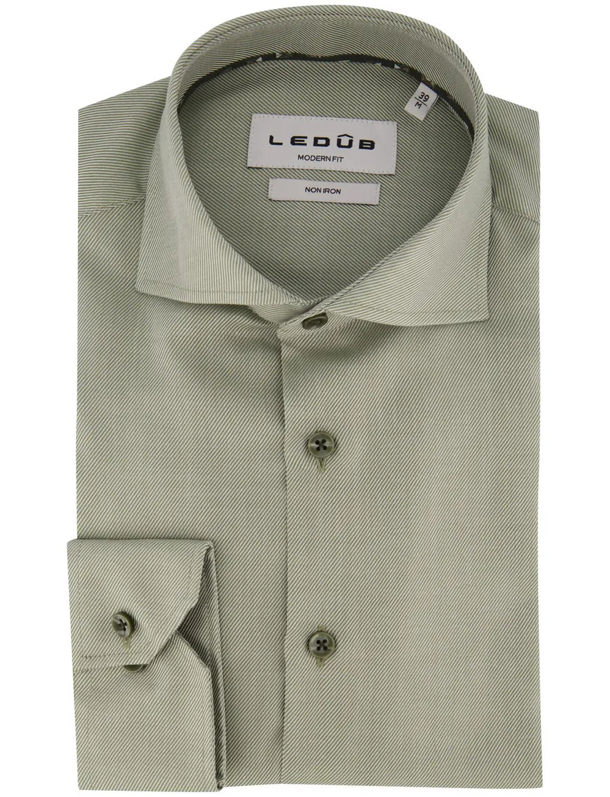 Overhemd Ledub groen 143516-54