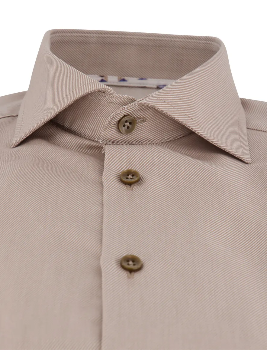 Overhemd Ledub beige 143516-66