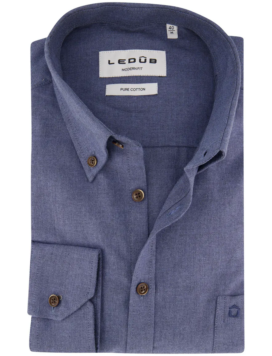 Overhemd Ledub donkerblauw 143562-15