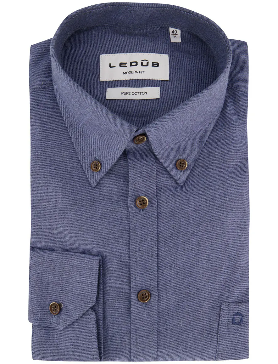Overhemd Ledub donkerblauw 143562-15