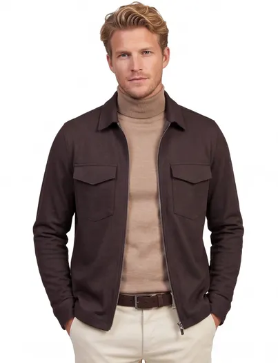 Born With Appetite Overshirts Born With Appetite bruin rits