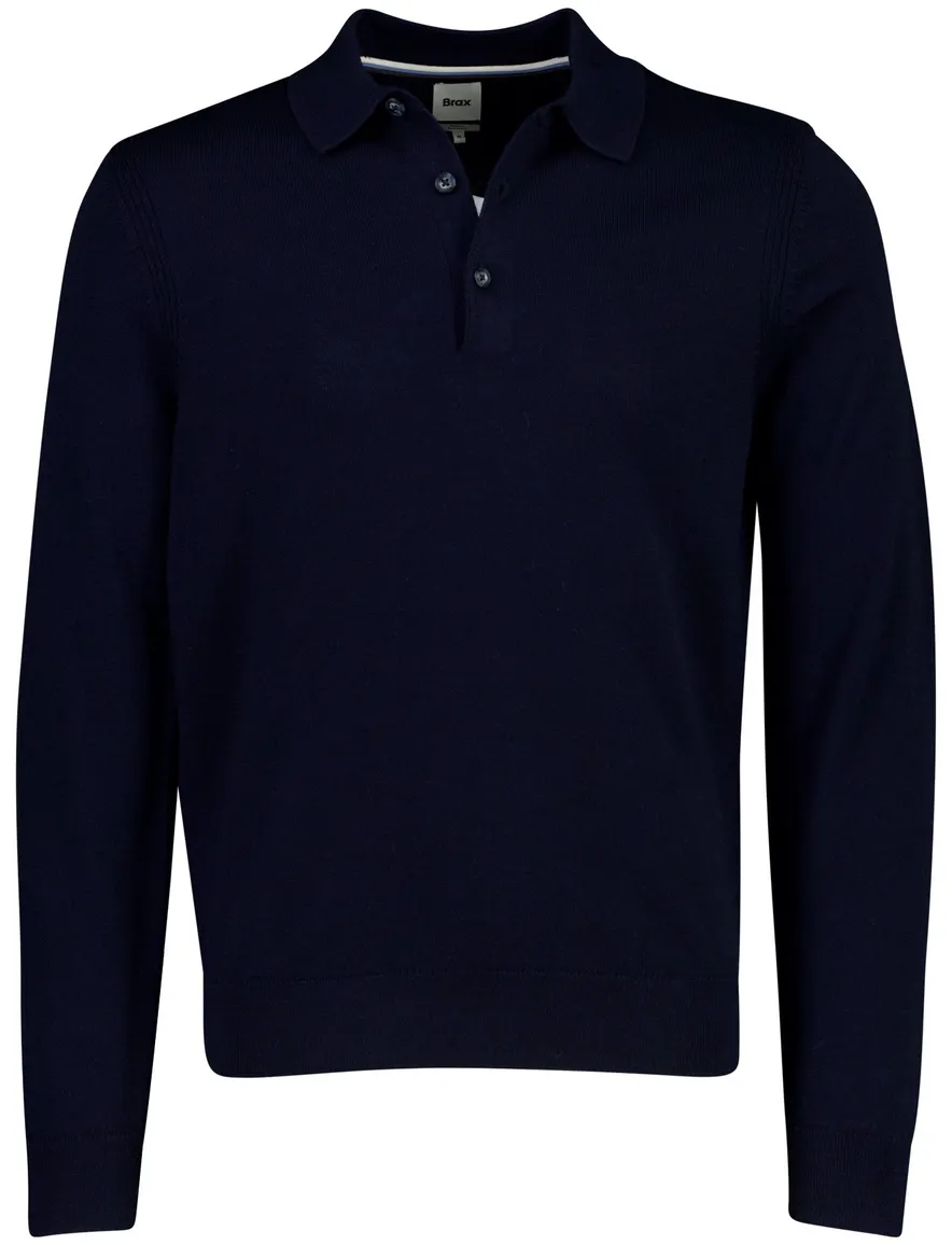 Poloshirt Brax donkerblauw