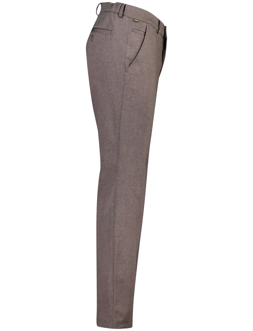 Eurex chino donkergroen polyester