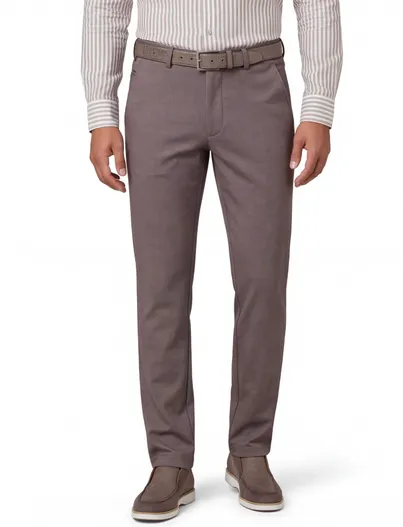 Eurex Eurex chino donkergroen polyester