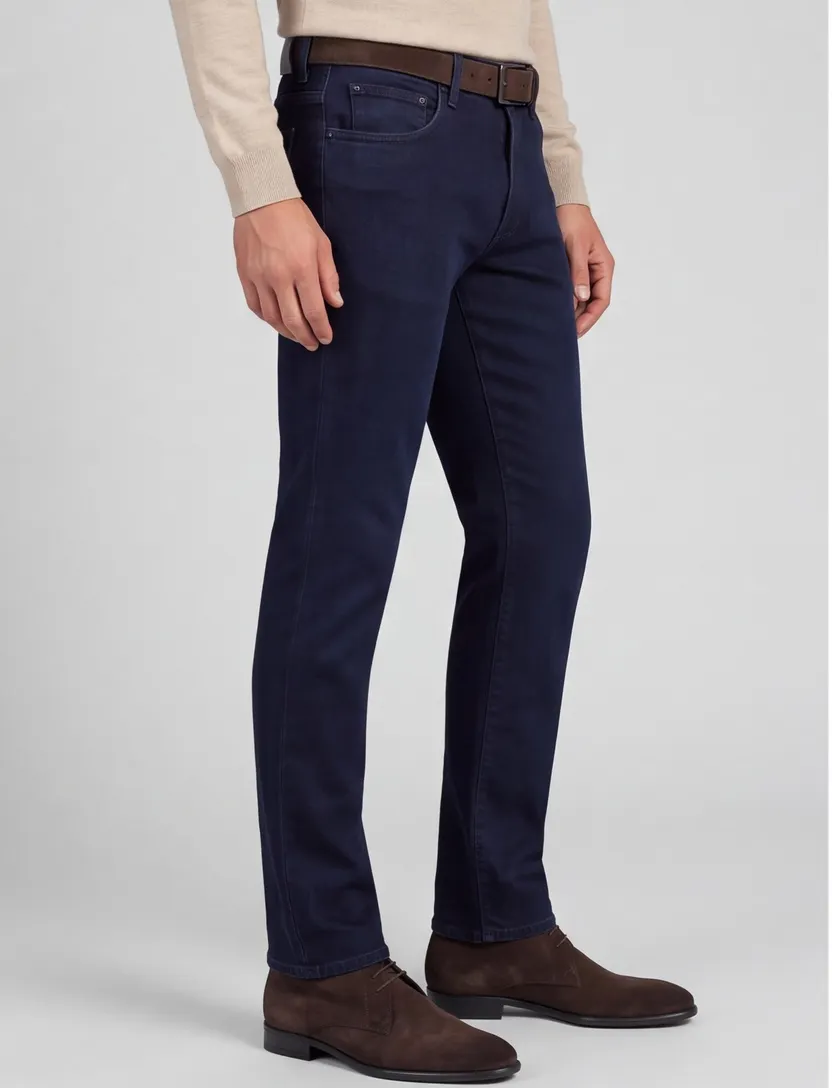 Broek Brax Chuck donkerblauw slim fit