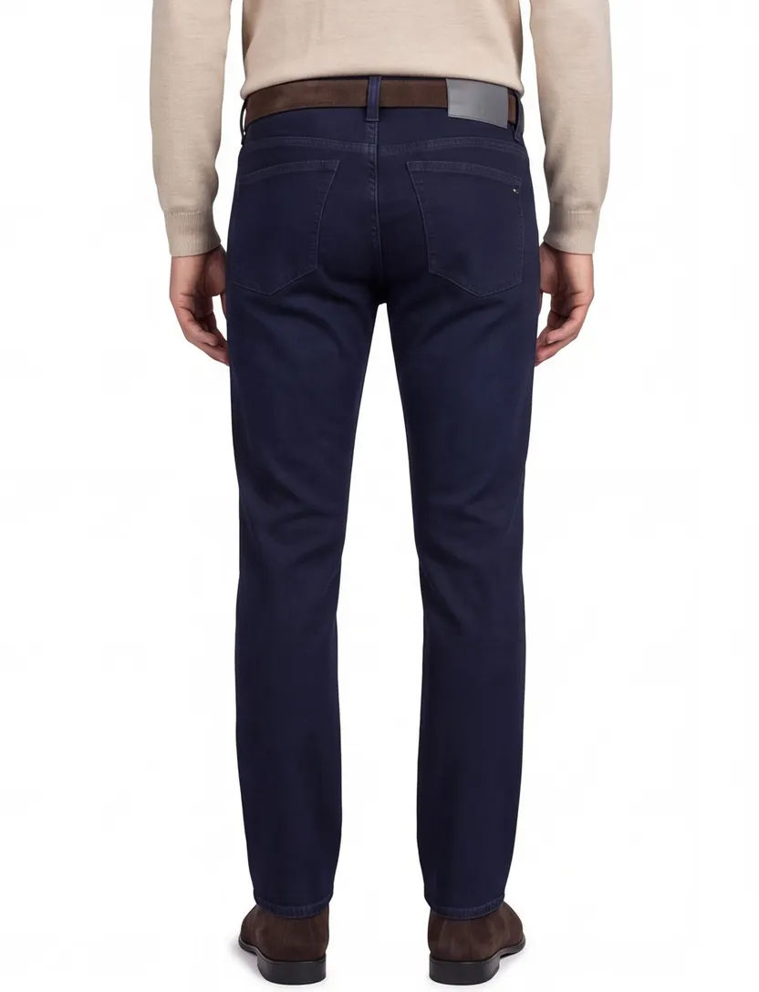 Broek Brax Chuck donkerblauw slim fit