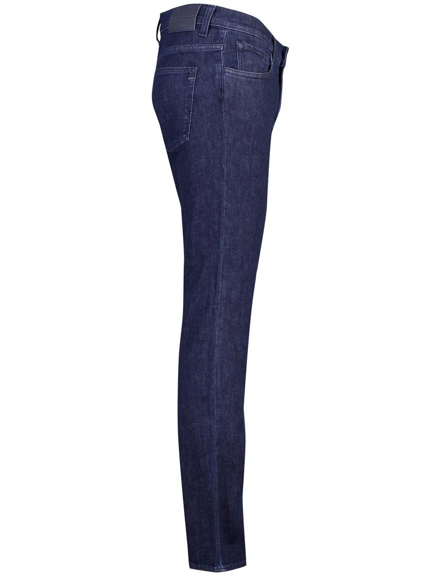 Brax 5 pocket broek donkerblauw stretch