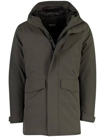 Reset Reset parka jas antraciet waterdicht