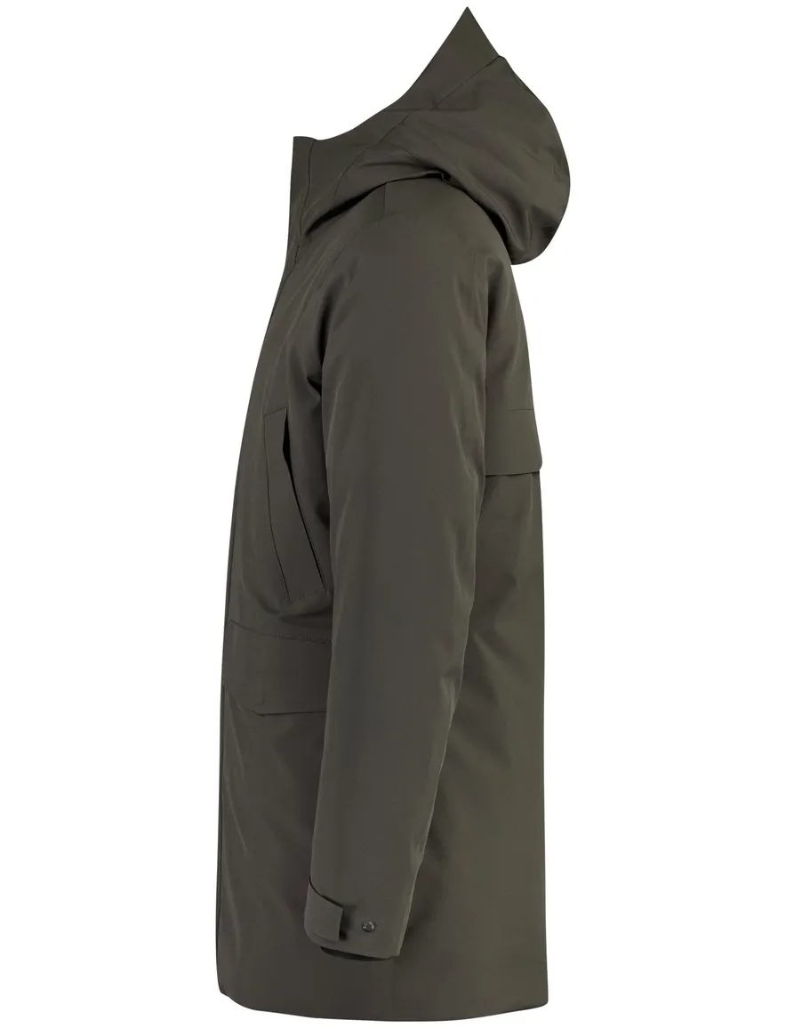 Reset parka jas antraciet waterdicht