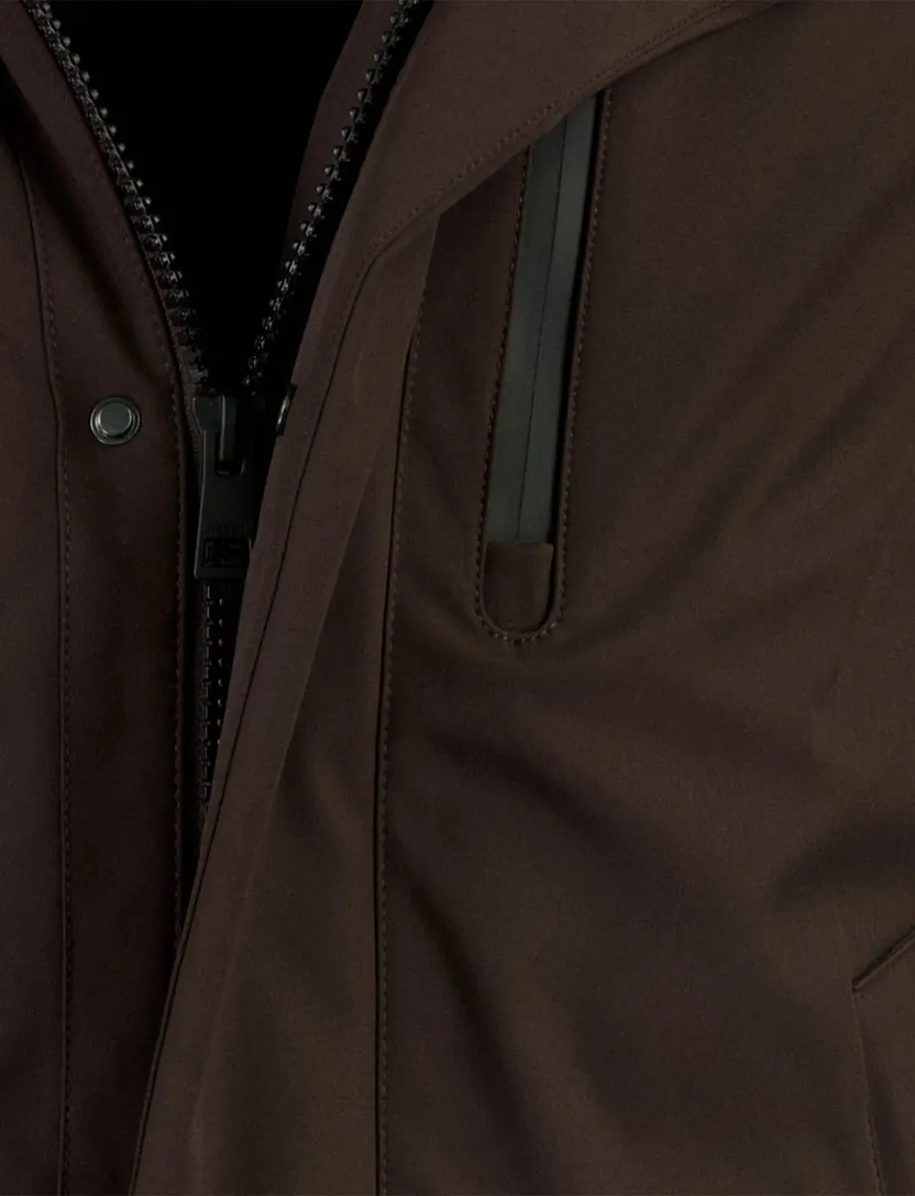 Overjas Reset bruin polyester