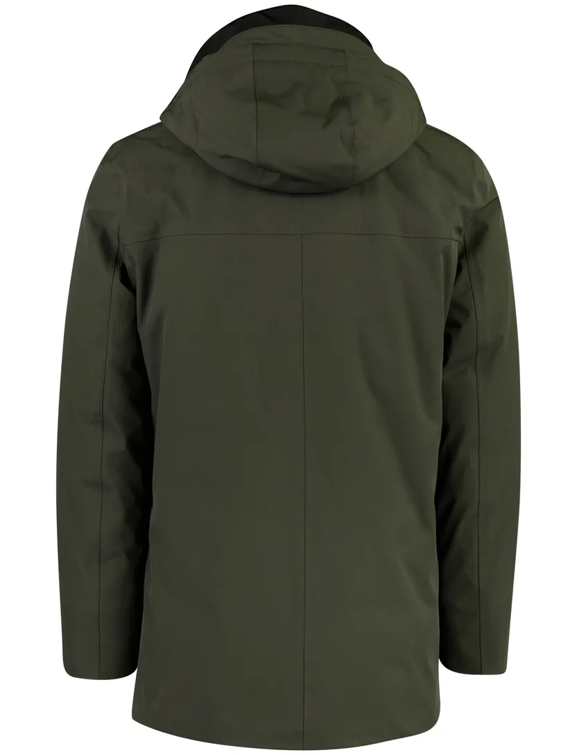 Parka jas Reset donkergroen polyester