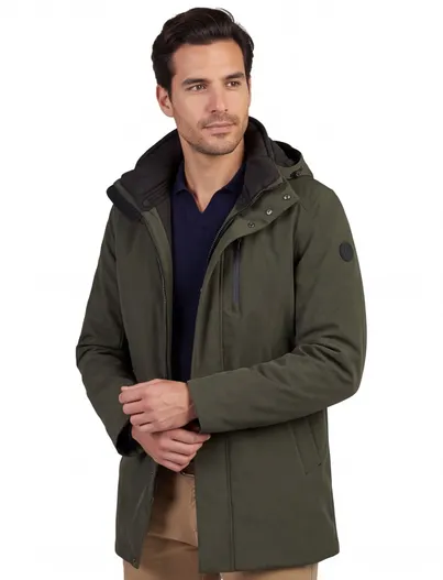 Reset Parka jas Reset donkergroen polyester