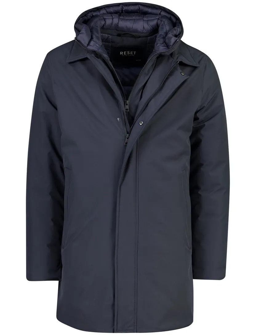 Parka jas Reset donkerblauw