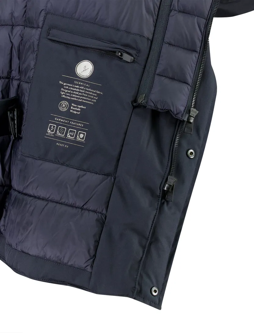 Parka jas Reset donkerblauw