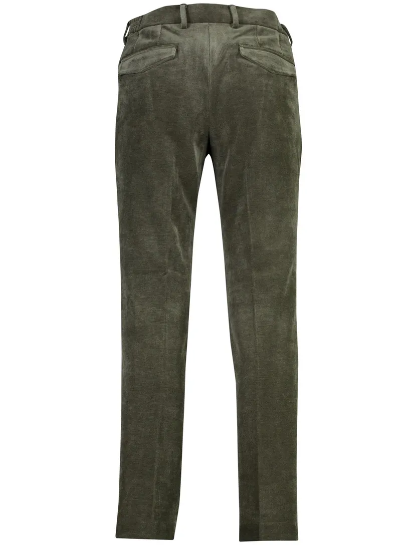 Broek Born With Appetite groen rib