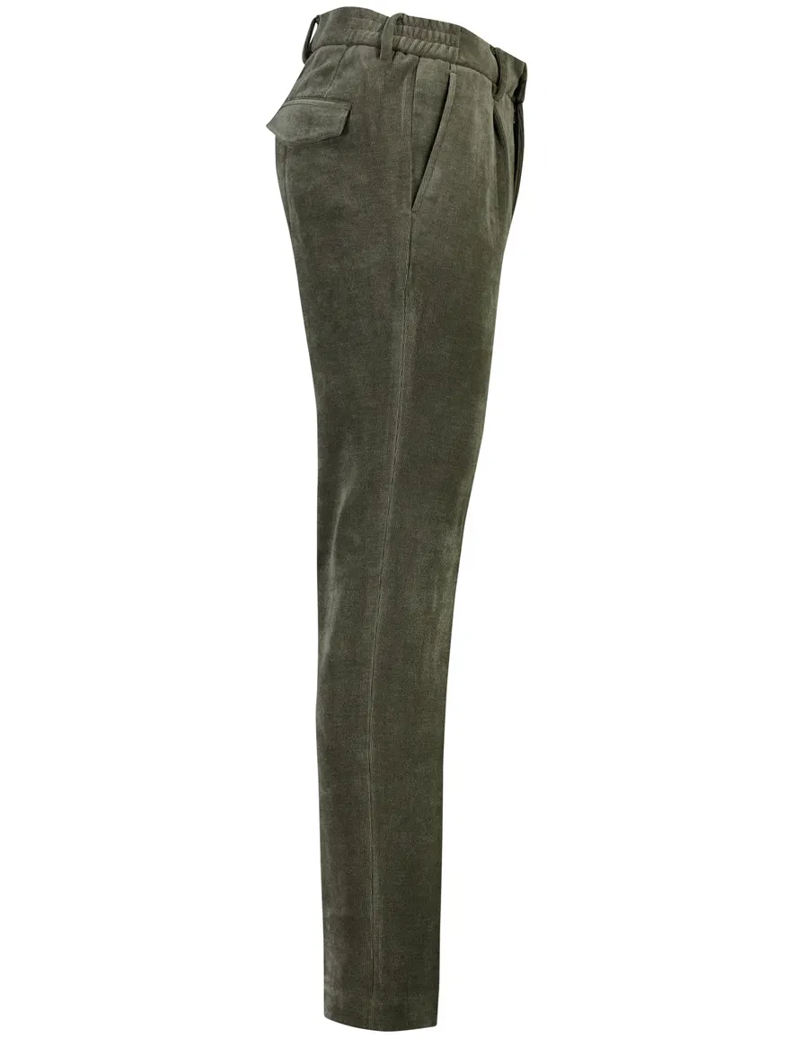 Born With Appetite broek groen rib