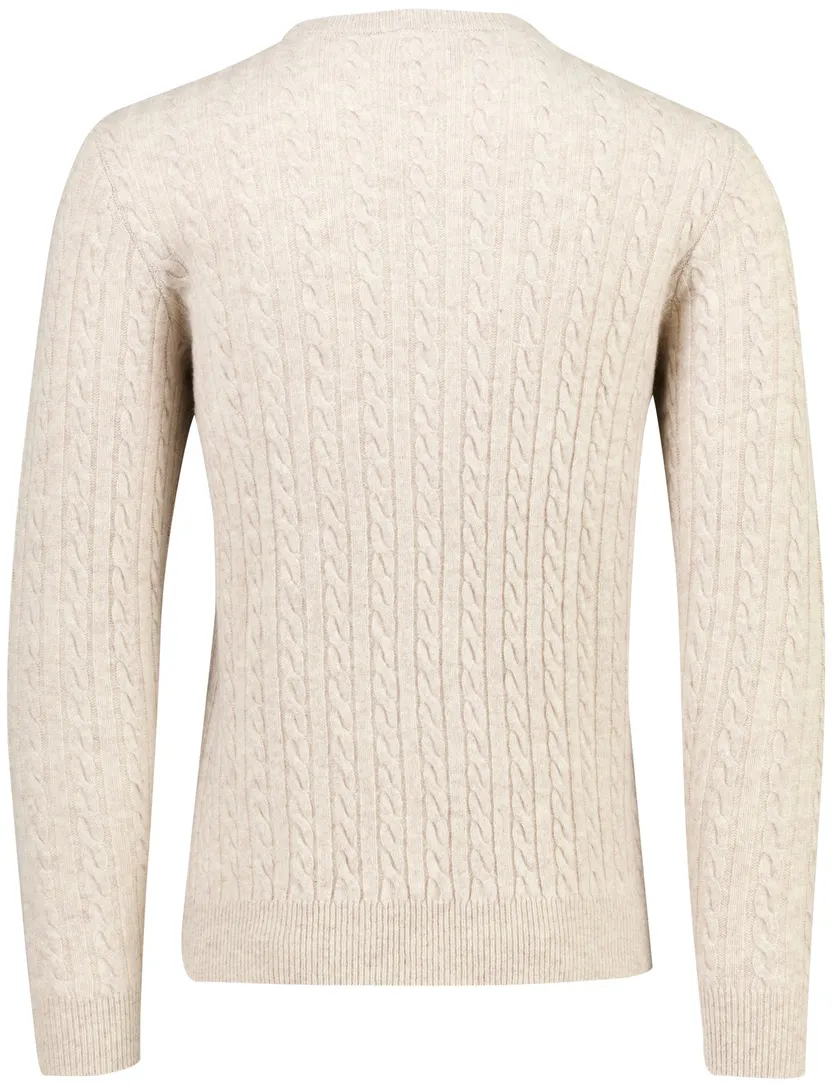 Trui Born With Appetite beige wol
