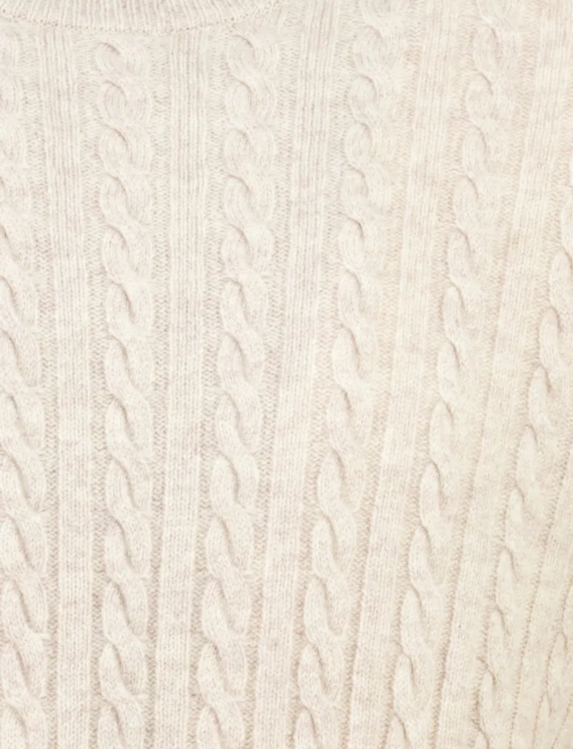 Trui Born With Appetite beige wol