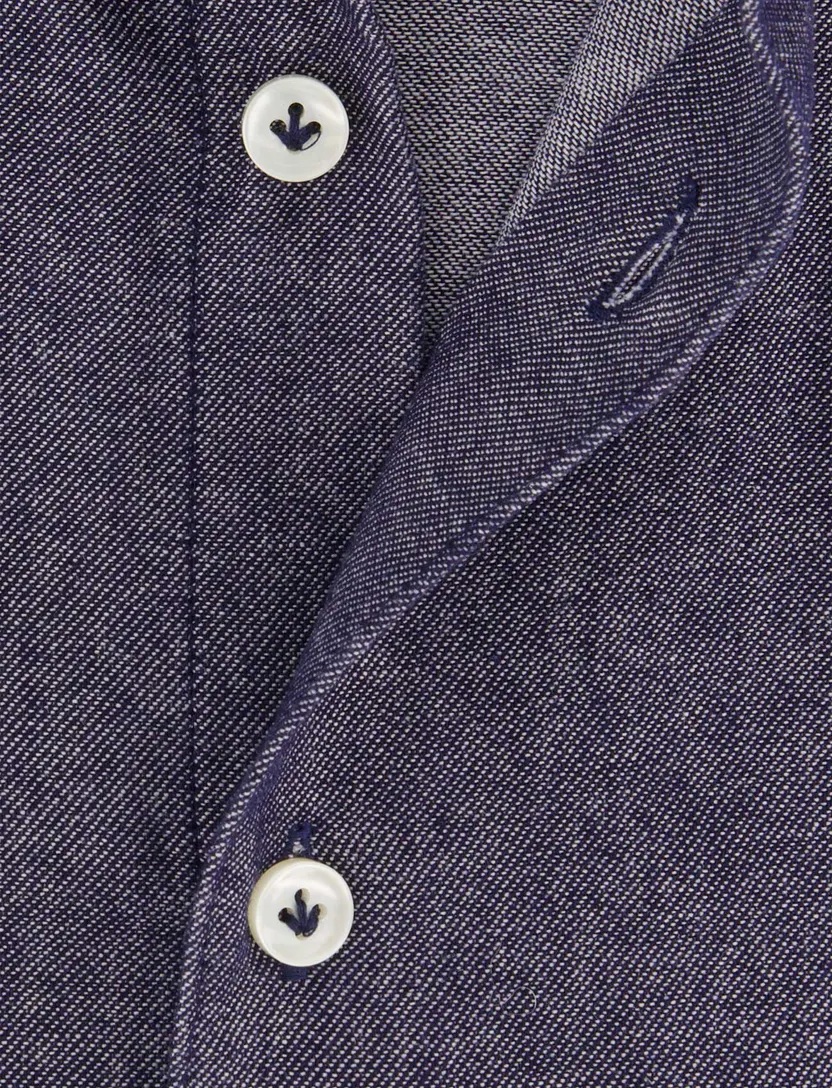 Overhemd Born With Appetite donkerblauw