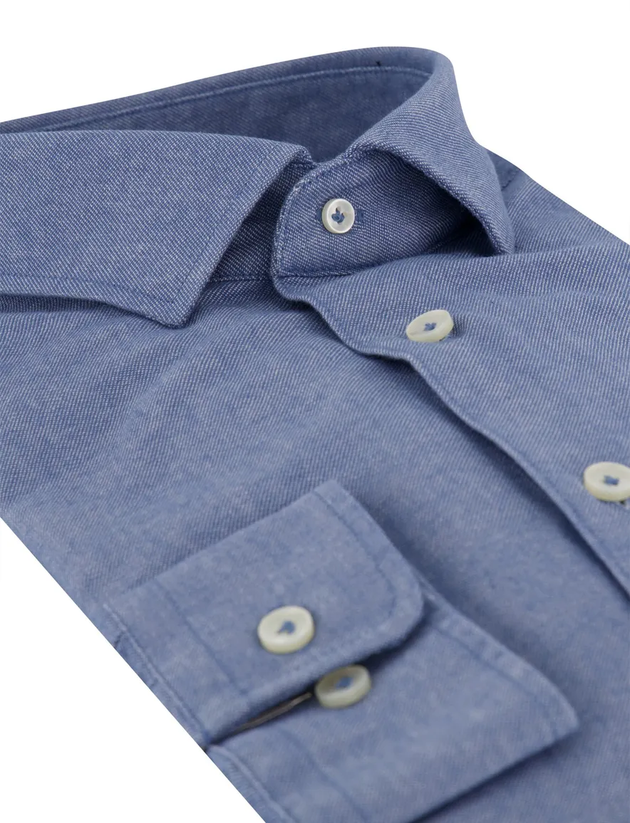 Overhemd Born With Appetite blauw