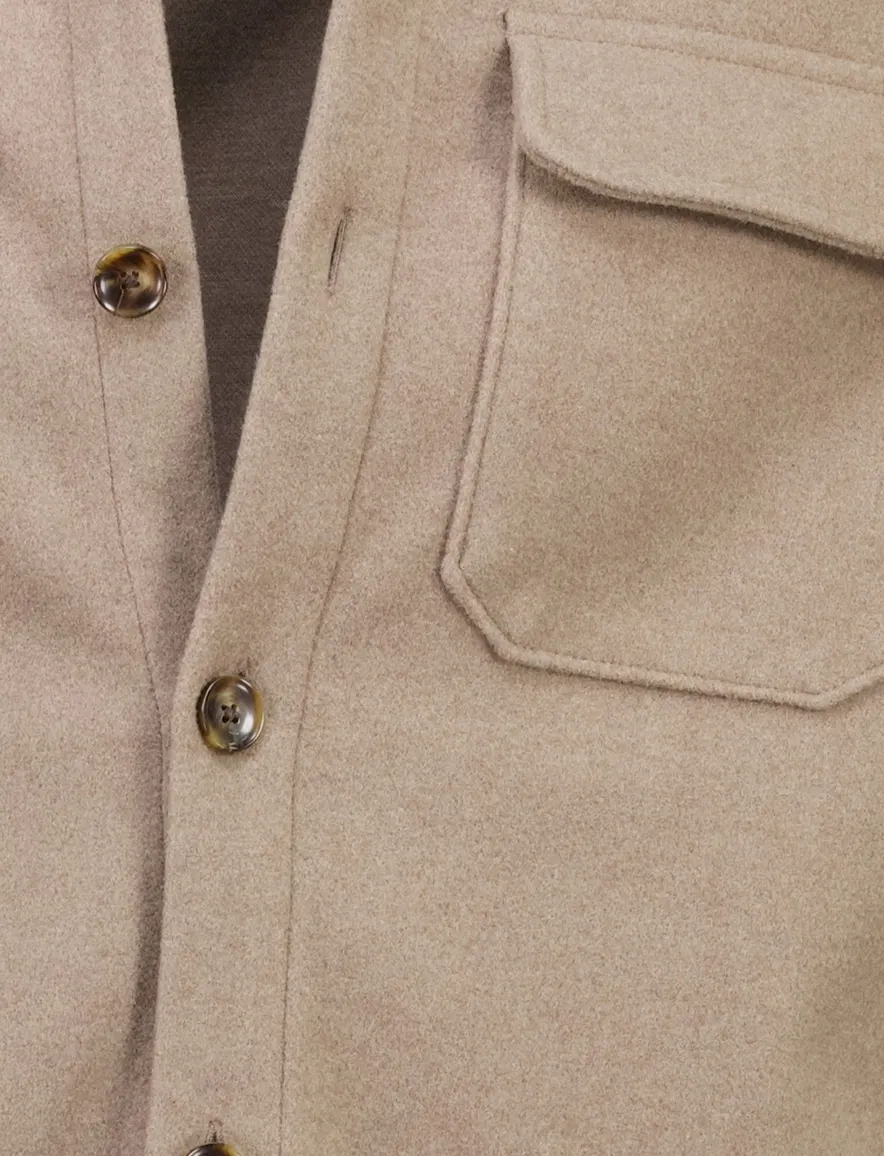 Overshirt Born With Appetite beige