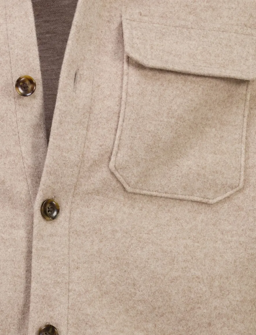 Overshirt Born With Appetite beige