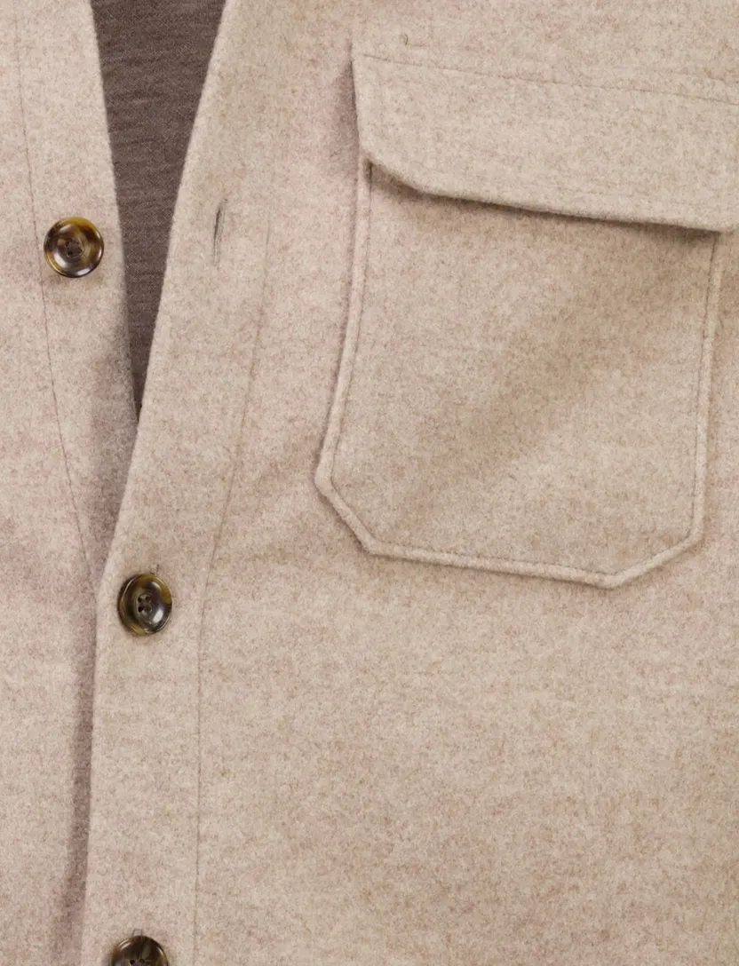Overshirts Born With Appetite beige