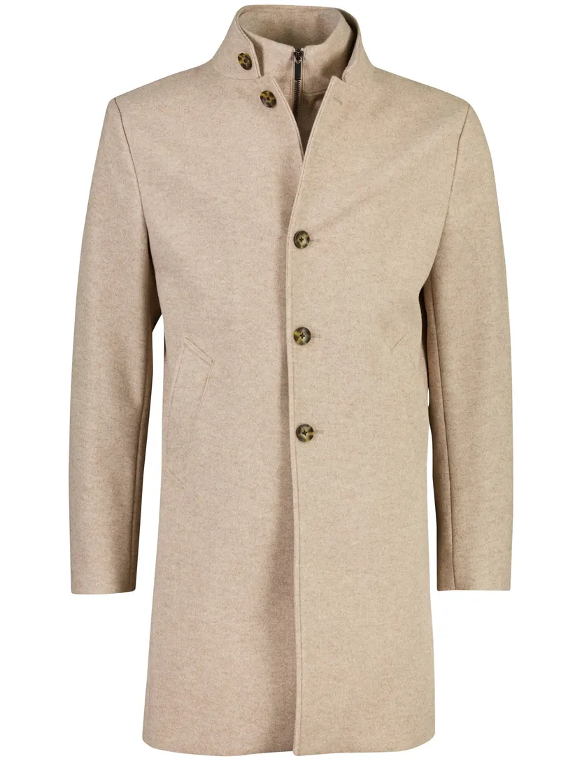 Overjas Born With Appetite beige polyester
