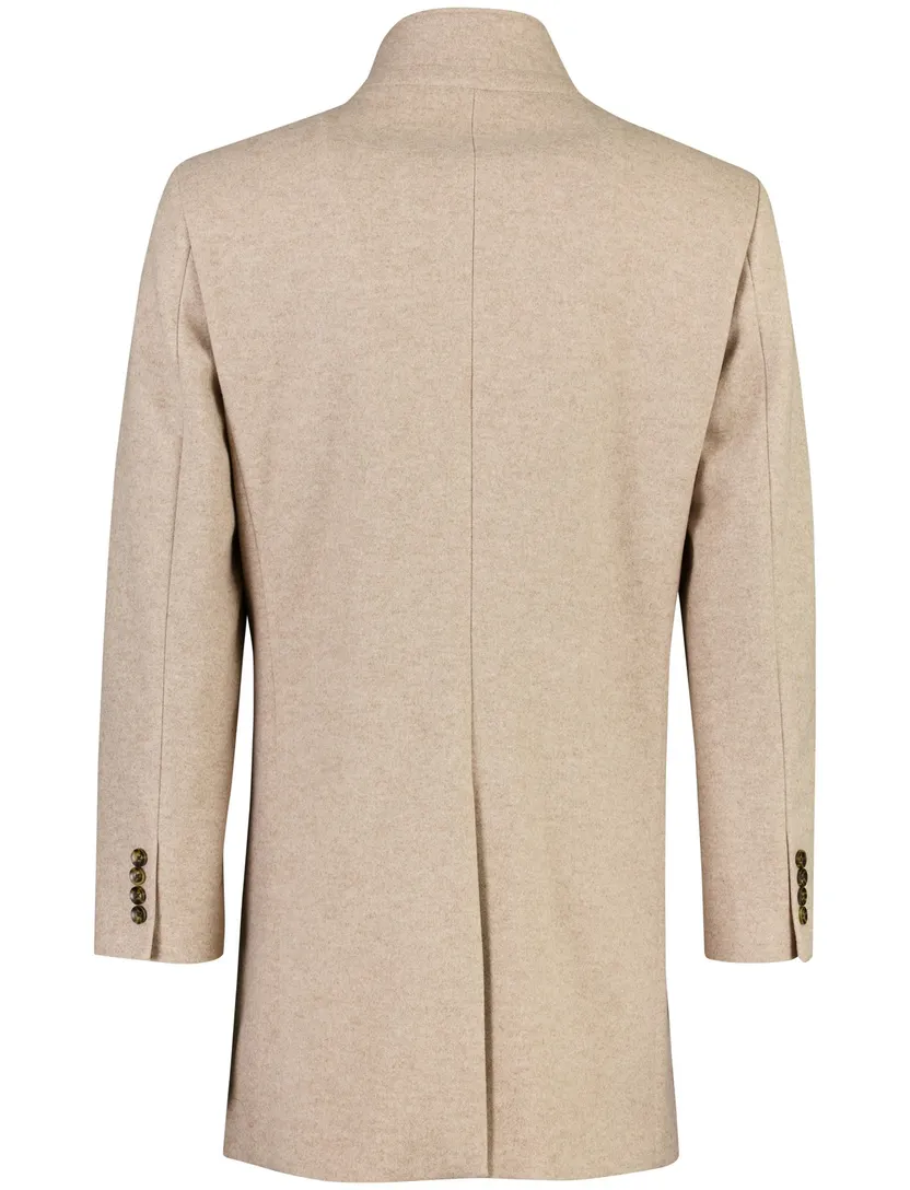 Overjas Born With Appetite beige polyester