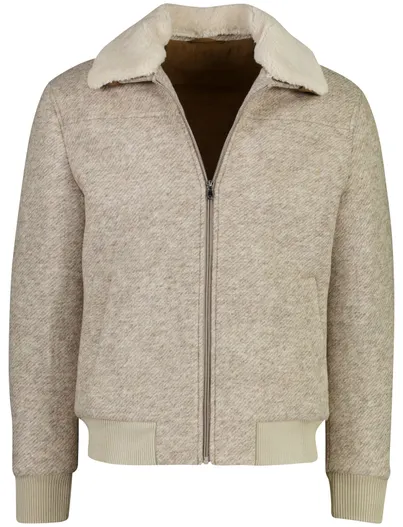Born With Appetite Bomberjack Born With Appetite beige normale fit