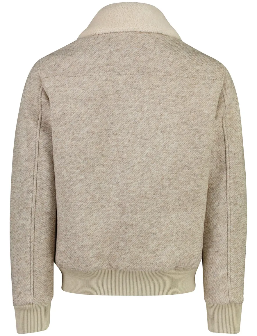 Born With Appetite bomberjack beige gemeleerd